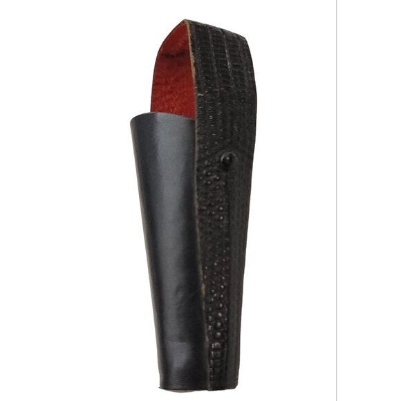 Guerlain Paris L’ Heure Bleue Flacon de Sac Parfum Bottle And Leather Case K439 - Picture 4 of 9